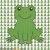 Blotter Art Frogs