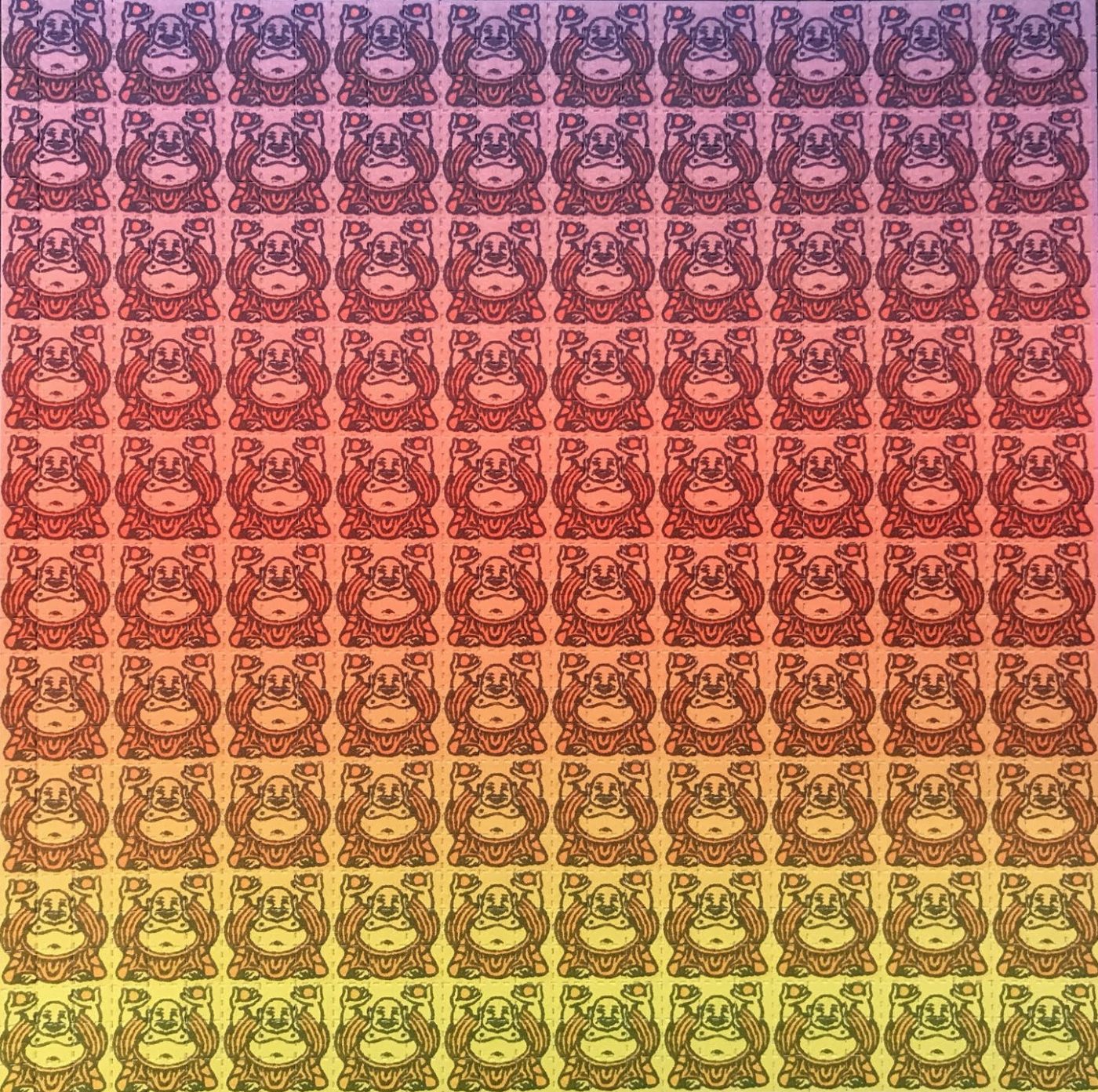 Blotter Art Smiling Buddha Remix