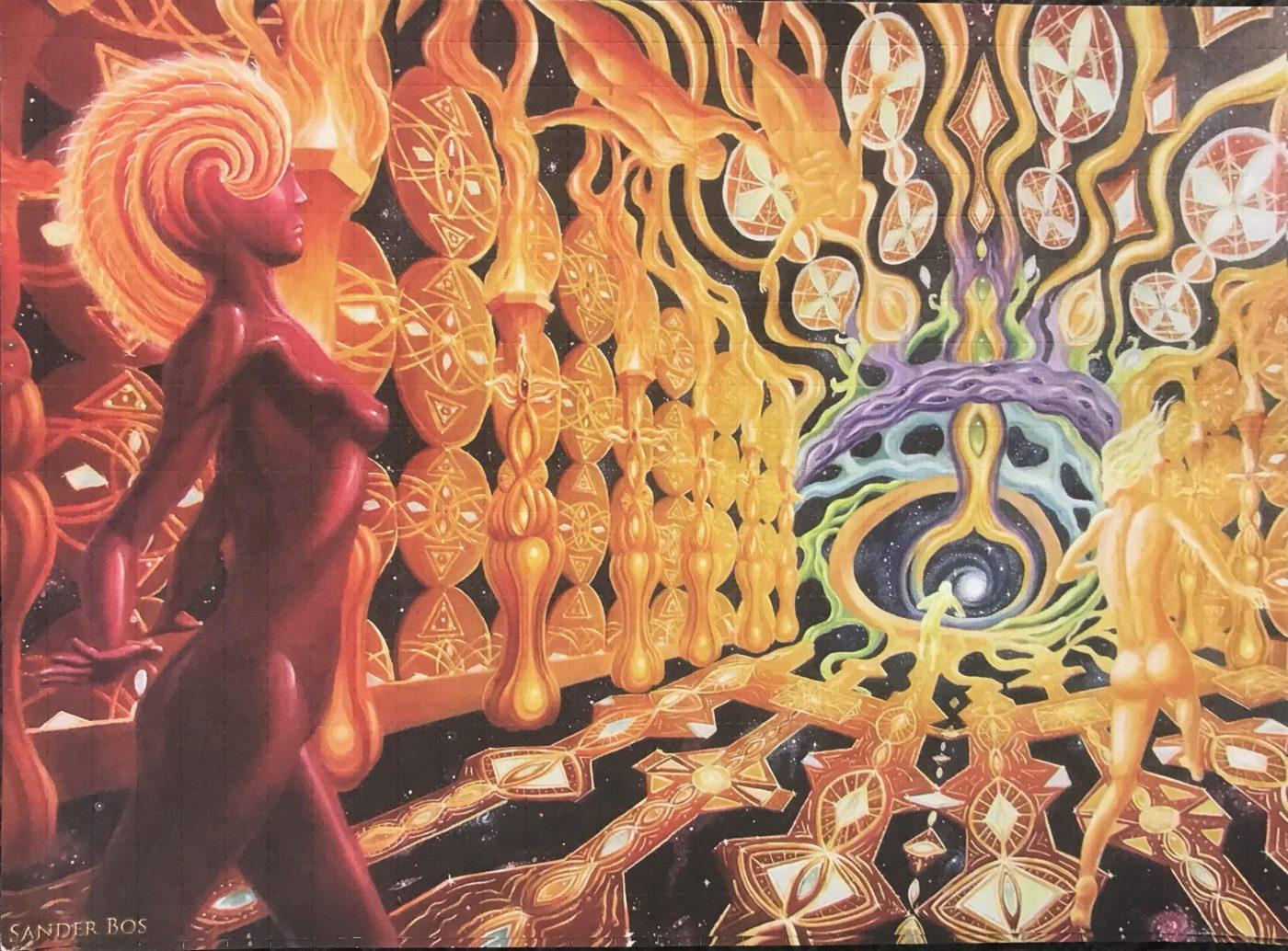 Blotter Art Astral Travelers by Sander Bos