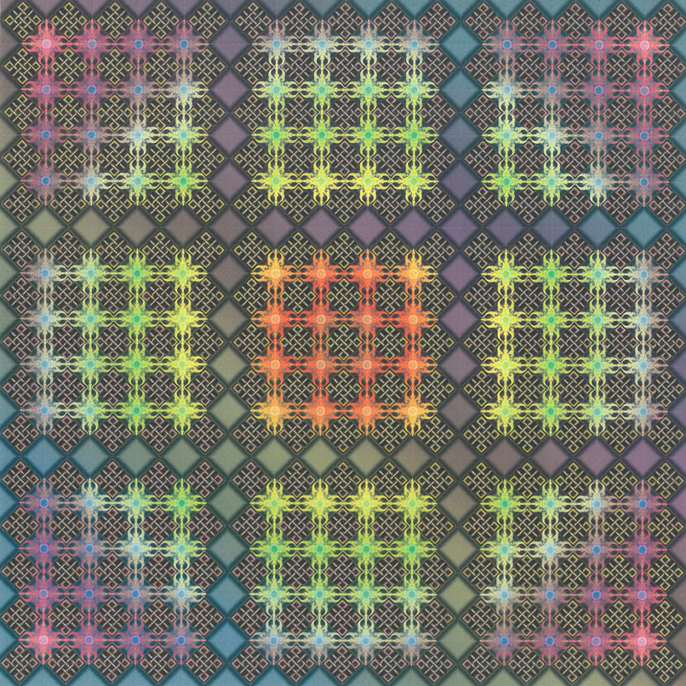Blotter Art Tibetan Chocolate 9 Panel Dark (NEW)