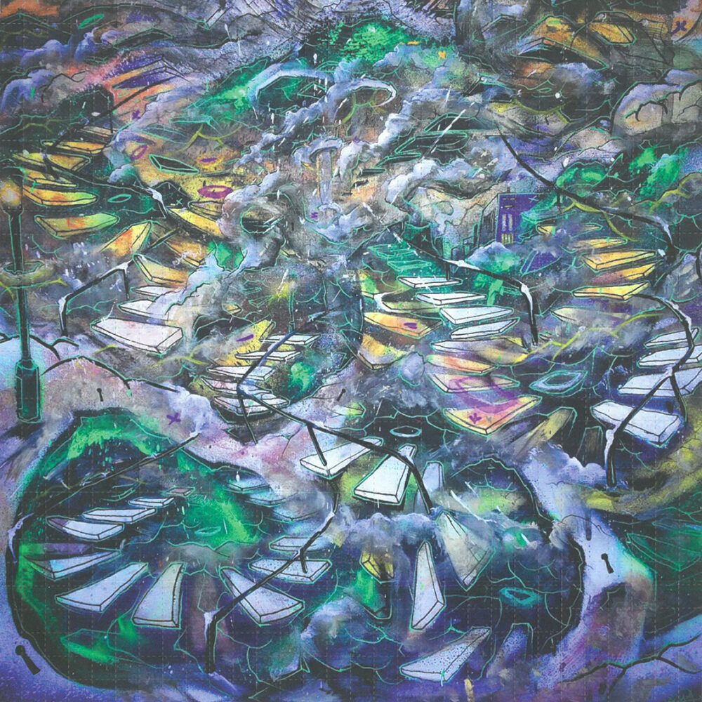 Blotter Art 'X marks the spot' DS for Bicycle Day 2026 (NEW)